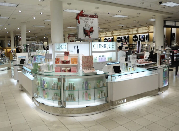 Cosmetic counter area