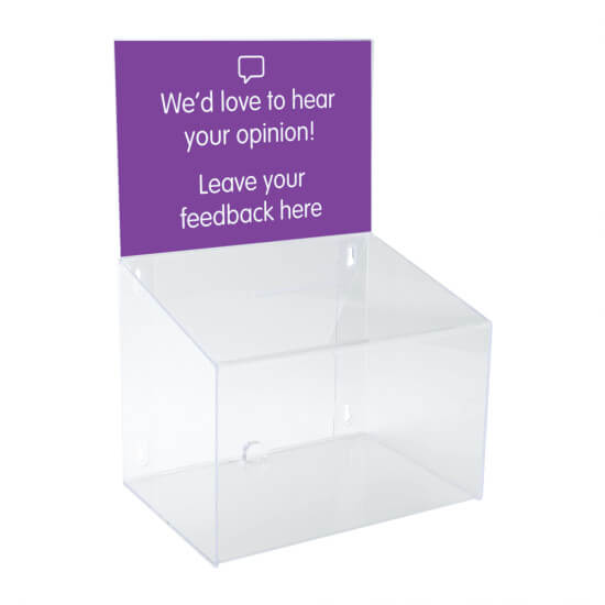 Suggestion Box with Optional Header and Lock