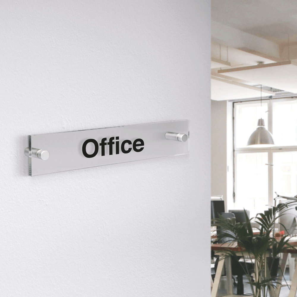 Rectangular Acrylic Door Signs
