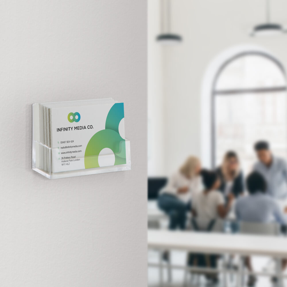 Wall Mountable Business Card Holder