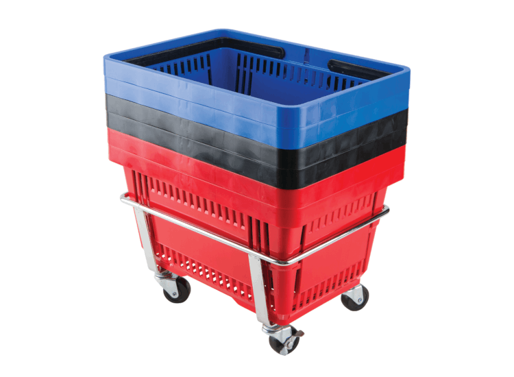 Shopping baskets for food retail