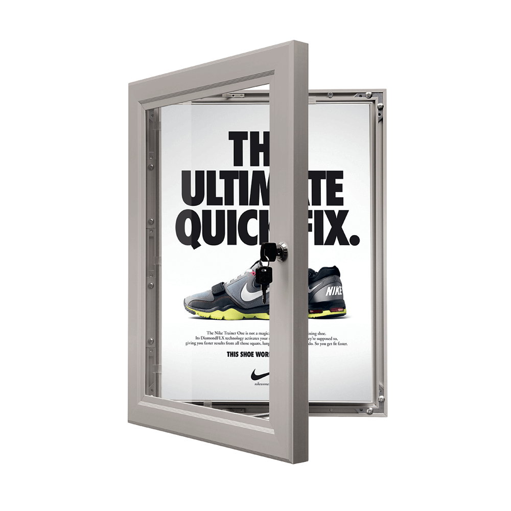 Locking poster frame