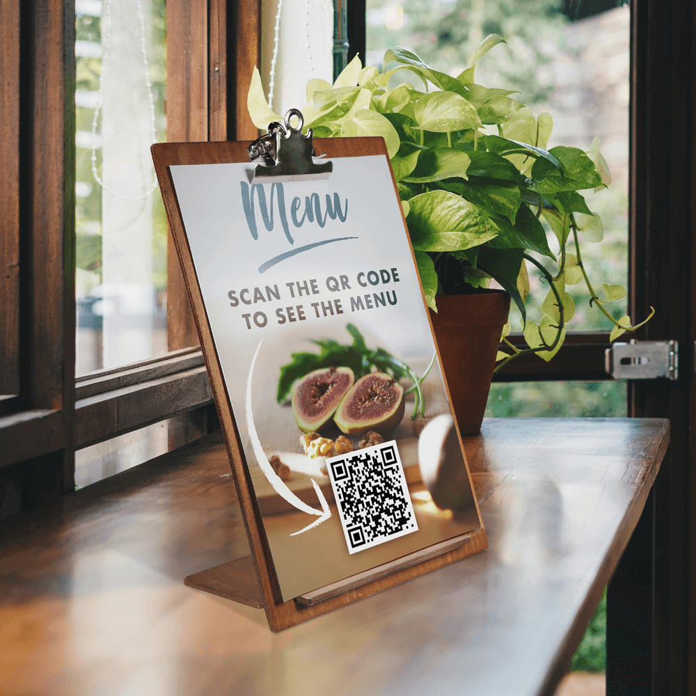 Menu displays for hotels