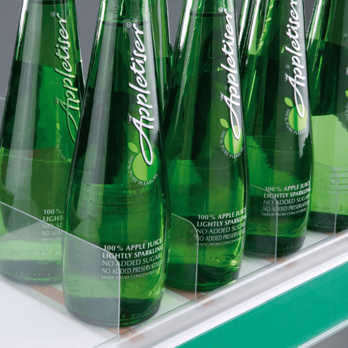 plastic shelf dividers for supermarkets