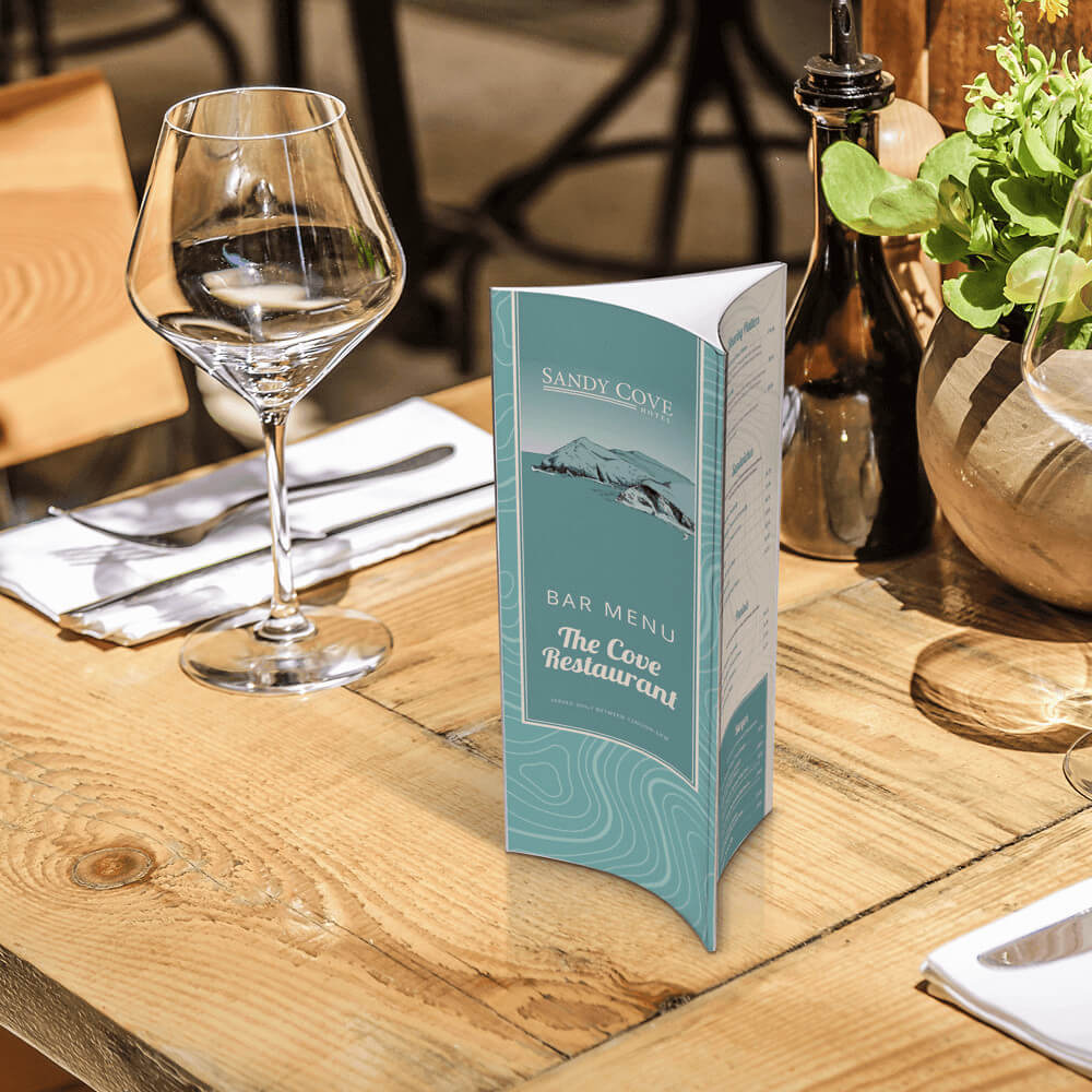 Flat Pack Menu Holder