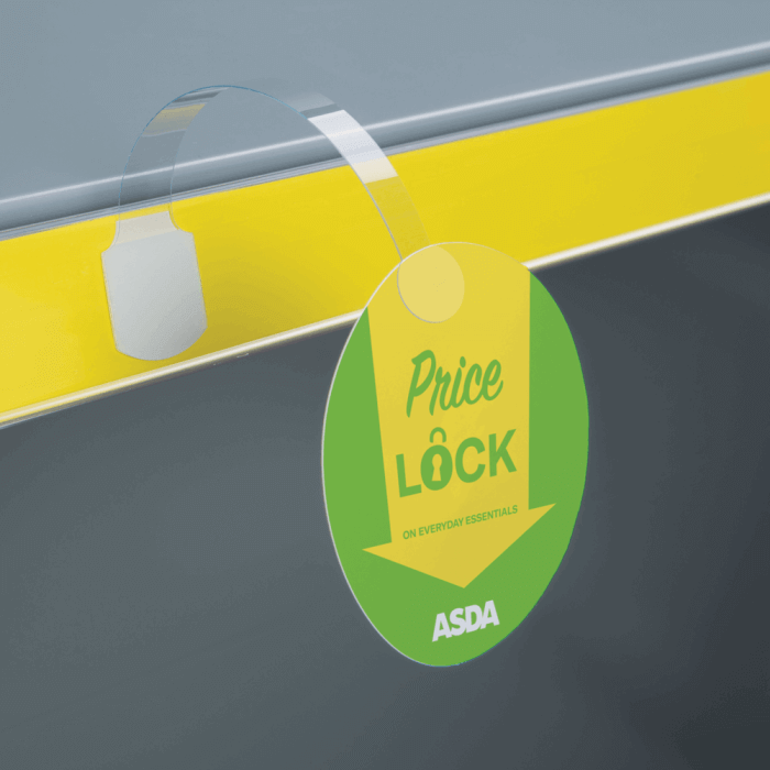 Printed Roundel Signs for Shelf Wobblers