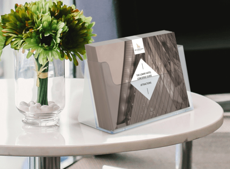 Hotel leaflets