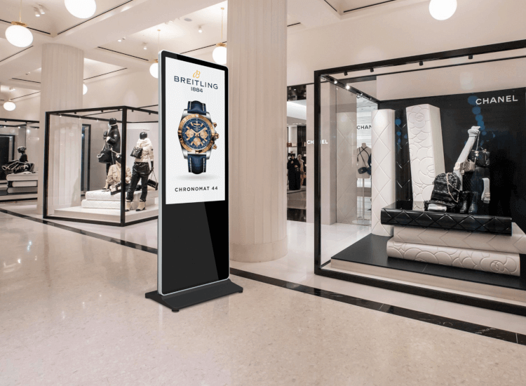 Digital retail signage