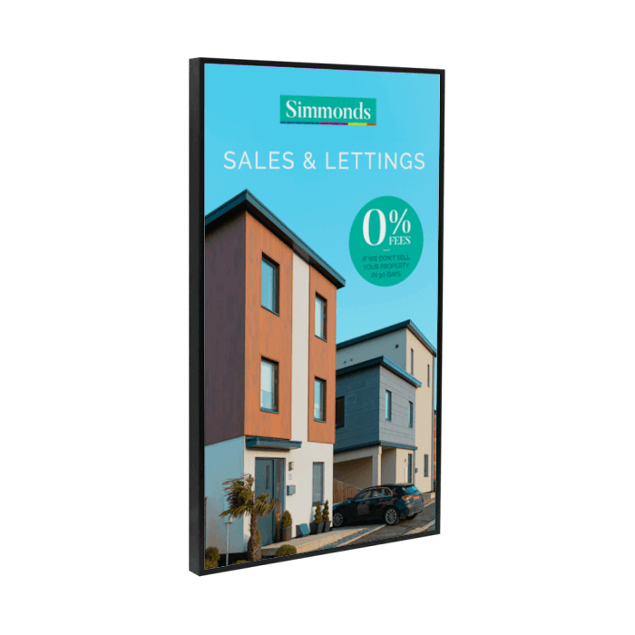 High Brightness Display Screen for Estate Agents Windows
