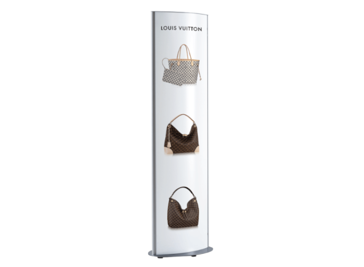 LED totems for trade show displays