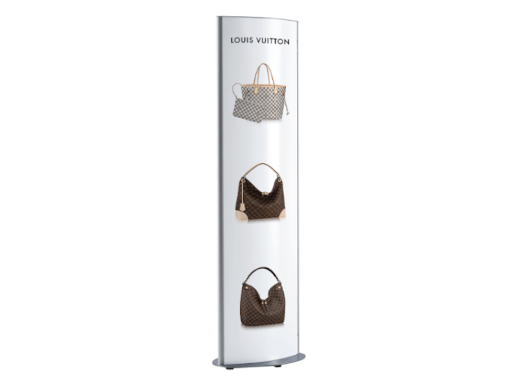 LED totems for trade show displays