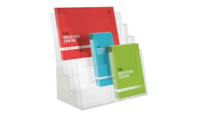 Use multifunctional leaflet displays