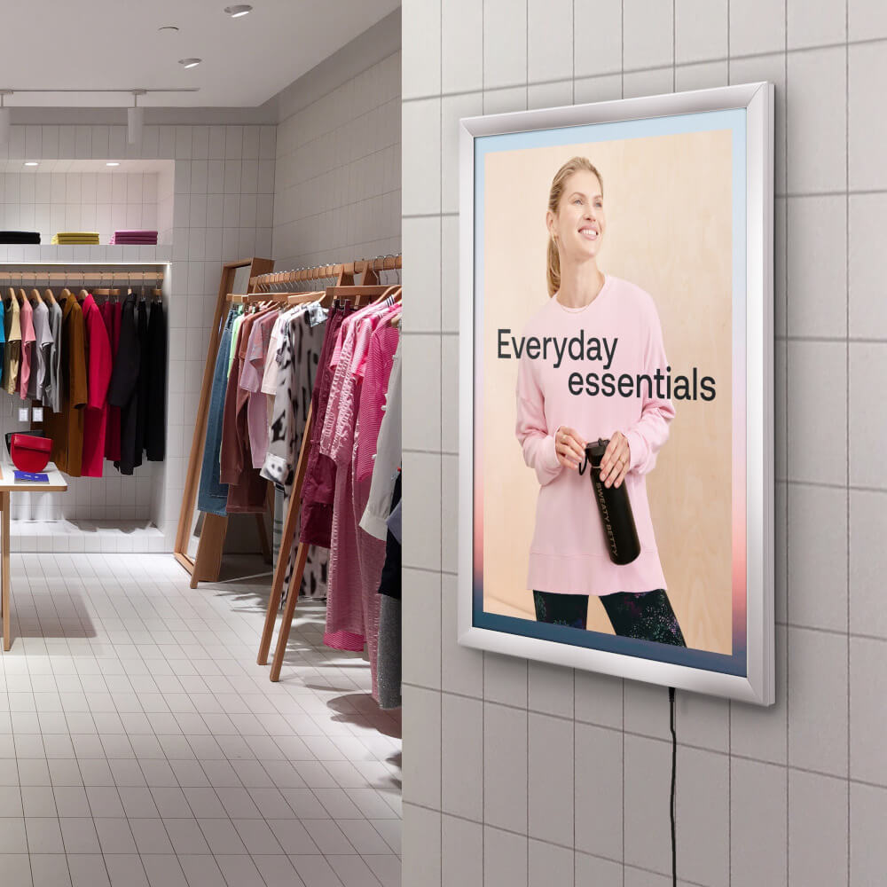 Premium LED Illuminated Poster Frame