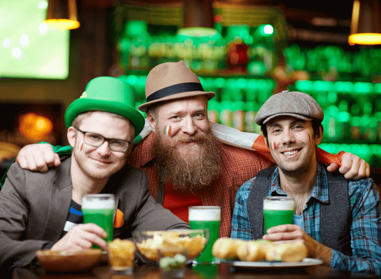 Seasonal
            restaurant promotion ideas include St Patrick's Day, complete with lurid green drinks