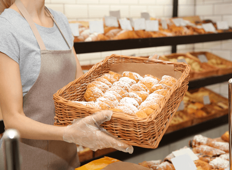 Food shop baskets