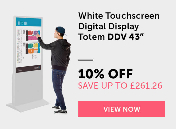 Discount digital advertising screen