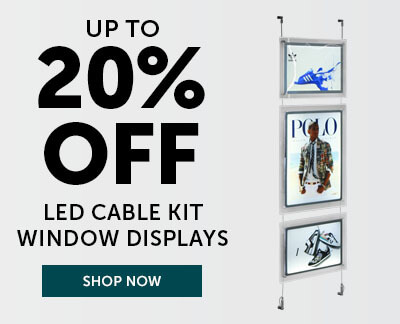 20% off led cable displays