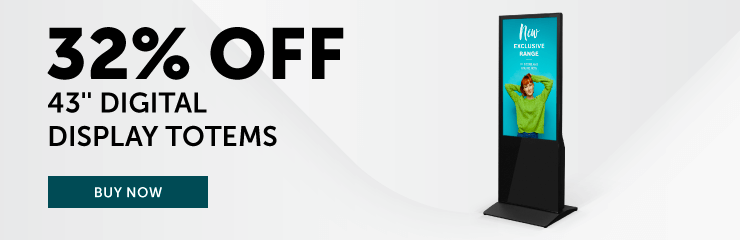 32% off our digital totem