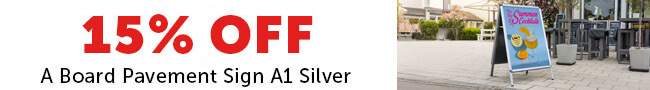 15% off silver a1 a board