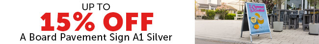 15% off silver a1 a board