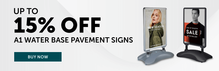 A1 Water Base Pavement Sign offer