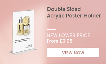 AD1 Double Sided Freestanding Acrylic Poster Holder price drop