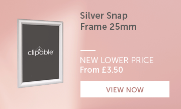 PFG3 silver snap frame 25mm frame price drop