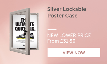 SLF Lockable Poster Case price drop